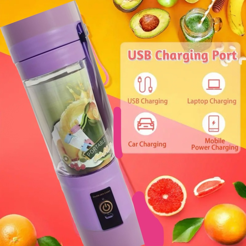 Portable Blender, Convenient Personal Juicer for Shakes & Smoothies, Pur…